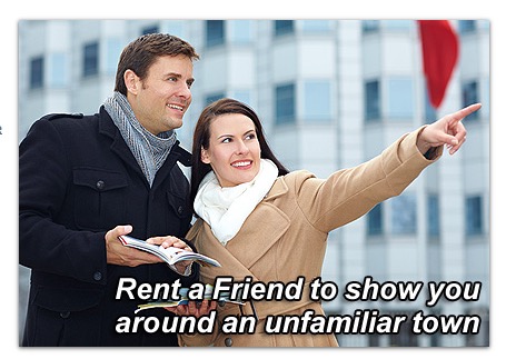 rent a friend slider